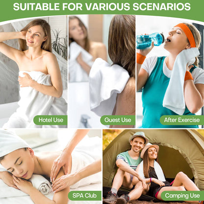 Compressed Bath Towels - 55 x 27.5 inch