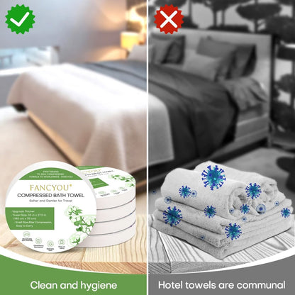 Compressed Bath Towels - 55 x 27.5 inch - Fancyou