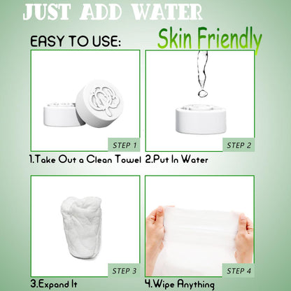 Compressed Towel - 6 Carrying Cases - Travel Camping Hiking - Fancyou