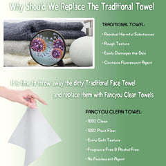 Compressed Towel - 6 Carrying Cases - Travel Camping Hiking - Fancyou