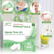 Compressed Towels Large - Individually Wrapped - Thicken Travel Towel - Fancyou