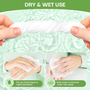 Large Compressed Towels - 100% Plant Fiber - Thicker and Gentler - Fancyou